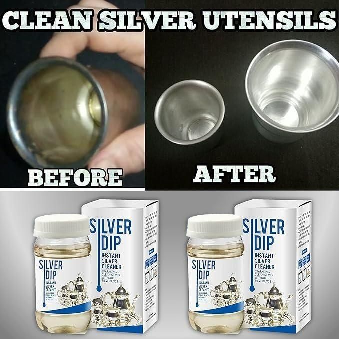 Dip Instant Silver Cleaner Liquid 300ml (Pack of 2)